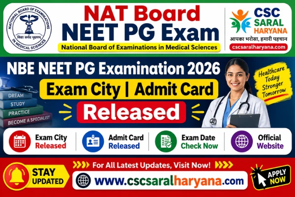 NEET PG Admit Card 2026